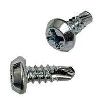 7/16" Framing Self-Drilling Screw, Pan Head, Phillips, Zinc